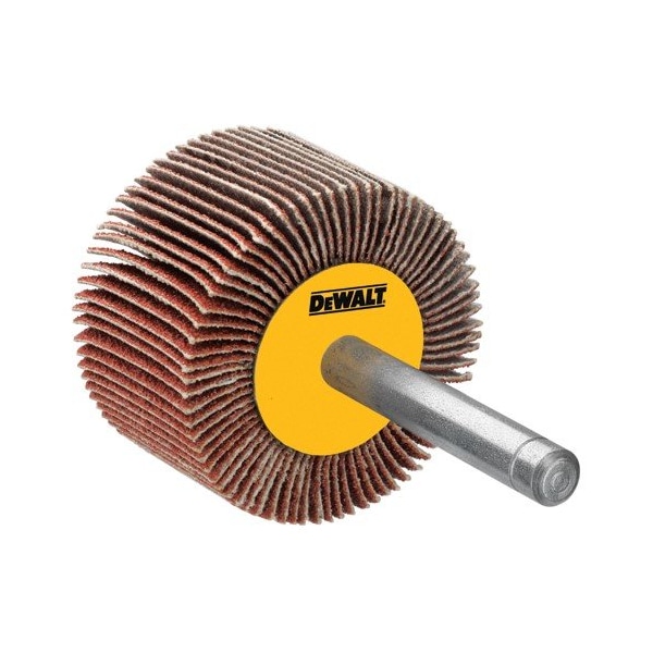 Dewalt Coated Abrasives, 2in. X 1in. X 1/4in. HP 180G FLAP WHEEL DAFE1F1810 - main